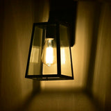 New Wayfair Christie Matte Black 11.75'' H Outdoor Wall Lantern by 17 Stories! Retails $154+