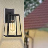 New Wayfair Christie Matte Black 11.75'' H Outdoor Wall Lantern by 17 Stories! Retails $154+