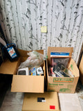 LOT 180-BOX LOT MIXED ELECTRONICS, HOME 2 BOXES! GREAT FOR RE-SALE OR TO KEEP!
