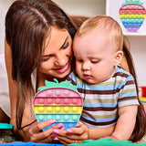 New SIXSONIC Bubble Pop Fidget Toy – Sensory Toys for Anxiety Relief for kids & adults, STRAWBERRY!