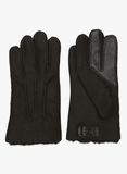 New Nordstrom Authentic Genuine UGG Shearling Tech Gloves, allows you to use your touchscreen on devices while wearing, Mens size M, Black - Retails $195+