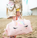 Nordstrom's Item! Kids' OMG Accessories Large Princess Bella Kitty Duffle Bag In Pink - 1 Small metal decorative round piece missing on front, doesn't affect use. Retails $60US+