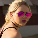 Nordstrom Quay Australia Pink Mirrored Aviator Sunglasses, Retails $89+