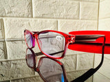 Great Quality Fashion Blue Light Blocking Readers with case - Red - + 2.50