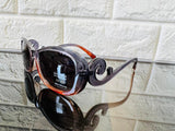 New Designer Rep. Sunglasses, 400 UV Protection! Stylish Gradient Lenses! Ombre Orange/Purple - Retails $40+