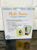 Photo Frame Coaster Collection - Add your favourite photos to create custom coasters that double as stylish photo frames! Box has slight damage, contents are perfect