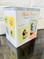 Photo Frame Coaster Collection - Add your favourite photos to create custom coasters that double as stylish photo frames! Box has slight damage, contents are perfect