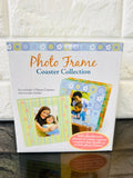 Photo Frame Coaster Collection - Add your favourite photos to create custom coasters that double as stylish photo frames! Box has slight damage, contents are perfect