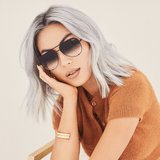 New Nordstrom Quay Australia High Key sunglasses in black fade, retails $87+ Unisex