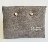Nordstrom Item! New in gift box! 2ct tw Cubic Zirconia Sterling Silver Earrings Studs - Retails $50+