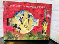 10.5" Cake Plate with Server!