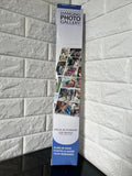 Hanging Photo Gallery, holds 40 standard sized photos (4x6). Just slide in your photos and share your memories.