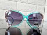 New Designer Rep. Sunglasses, 400 UV Protection! Teal Multi with gradient lenses - Retails $40+