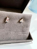 New in gift box! Nordstrom Cubic Zirconia & Sterling Silver Stud Earrings, Nickel-Free