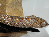 Nordstrom set of 2 Large Stunning hair clips, great for Prom, wedding by Tasha, Nickel-Free