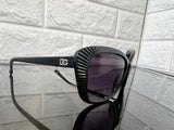 New Designer Rep. Sunglasses, 400 UV Protection! Black with purple gradient lenses - Retails $40+