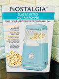 New in box - Nostalgia Classic Retro Hot Air Popper, Enjoy Fresh & Healthy Air-Popped Popcorn Any Time!