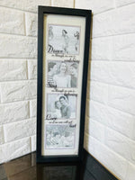 21 3/4" X 7" wall mounted picture frame, comes ready to hang