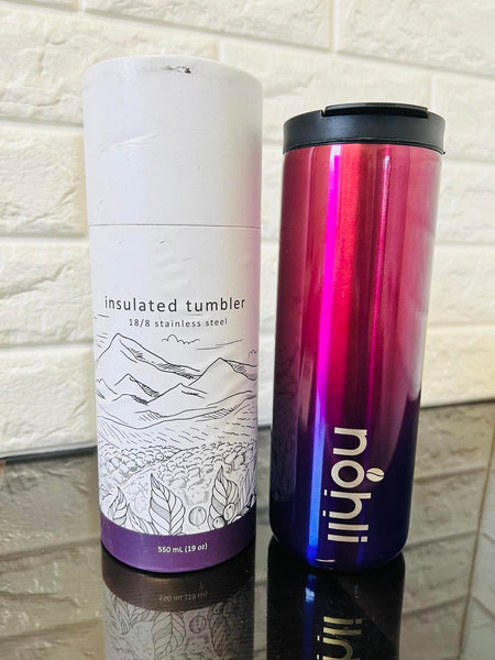 19 Oz Tumbler Modern Design 18/8 Stainless Steel Tumbler in colourful Purple