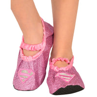 New with tags! Supergirl Glitter Slipper Shoes, fits ages 3-6, Retails $15+