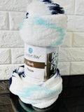 Comfort Bay plus throw in blue/teal