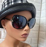 New Designer Rep. 3921 Sunglasses, 400 UV Protection! Gradient Purple Lenses! Retails $40+