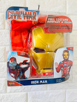 Marvel Comics Iron Man Costume Captain America Civil War Jumpsuit Mask Boys 8-10