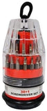 New Compact 30 + 1 Mini Screwdriver Set! Torx, Flathead, Hex, Safety, and Phillips driver bits, super handy, makes a great gift!