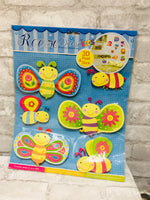 Brand new in package! 3D Peel & Stick Dimensional chipboard stickers for Kids Rooms! Baby Bugs