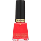 Revlon Nail Enamel, Chip Resistant Nail Polish, Glossy Shine Finish, in Red/Coral, 640 Fearless, 0.5 oz