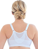 New Glamorise Womens MagicLift Front Close Posture Back Support Bra #1265, Sz 42H! Retails $70+