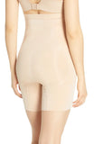 Nordstrom Item! SPANX OnCore High Waist Mid Thigh Shaper Shorts, Soft Nude, sz Large, retails $94+