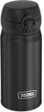 Thermos 12-Ounce Stainless Steel Direct Drink Double Wall Sport Bottle, Black