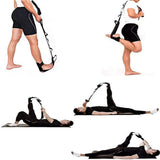 VIDELLY Foot Stretcher and Leg Stretcher Strap Bundle Yoga Rehabilitation Stretching Strap Foot Drop Correction Leg Stretch Band Improve Flexibility Yoga Ligament Stretching Belt for Ankle Feet,Black