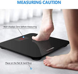New in Box! Liorque Digital Body Weight Scale, Bathroom and BMI Scale with Smartphone App, 400 lb/180 kg, Black
