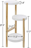 Welland Pine 3 Tier Corner Plant Stand Tall Indoor Plant Holders Plant Display Rack for Home Garden - Retails $75+