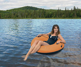 Ozark Trail Inflatable Single River Tube - Orange, 43 inch inflatable tube