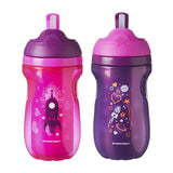 Tommee Tippee Insulated Straw Toddler Tumbler Cup, 12+ months, 2pk