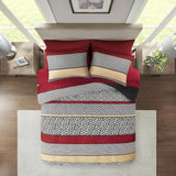 Mainstays Greek Key 7pc Bed in a Bag Set, King! Includes Sheets, Shams & Comforter!