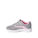 Athletic Works Toddler Girls' Grey/Pink Mesh Sneakers, Size 8