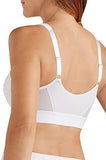 Amoena Womens Ester Post Surgical Bra, White 42C, Hook and eye front-closure makes it easy to put on and take off when mobility is limited! Retails $72+