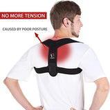 Schiara Posture Corrector for Men and Women - Comfortable Upper Back Brace, Adjustable Back Straightener Support for Neck, Back & Shoulder