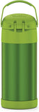 Thermos FUNTAINER 12 Ounce Stainless Steel Vacuum Insulated Kids Straw Bottle, Lime