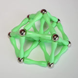 WONDERBOX WORKSHOP – Glow-in-the-Dark Magnetic Building Set – 55 Piece Kit. Unlimited Building Potential, STEM Construction Toy. Science, Engineering Maths Educational Gift for Children Boys Girls - Retails $50+