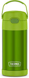 Thermos FUNTAINER 12 Ounce Stainless Steel Vacuum Insulated Kids Straw Bottle, Lime