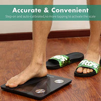New in Box! ZOETOUCH Bluetooth Body Fat Scale, Smart Wireless Digital BMI Bathroom Weight Scales, 14 Body Composition Measurements, Accurate Weighing Machine, Works with iOS & Android Devices, App Support, 400lbs, Black