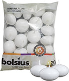 Bolsius Floating Candles - White Bag of 20! Burn time 4.5 hours
