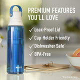 Brita Premium Filtering Water Bottle with Filter, BPA-Free, Sapphire, 768 mL, no package