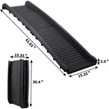 COZIWOW 61”L Heavy Duty Portable Folding Dog Ramps for Large Dogs SUV, Truck Car Ramp Stairs Step Ladder for Pet, Non-Slip Design for Pool Boat - Retails $275+