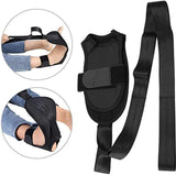 VIDELLY Foot Stretcher and Leg Stretcher Strap Bundle Yoga Rehabilitation Stretching Strap Foot Drop Correction Leg Stretch Band Improve Flexibility Yoga Ligament Stretching Belt for Ankle Feet,Black